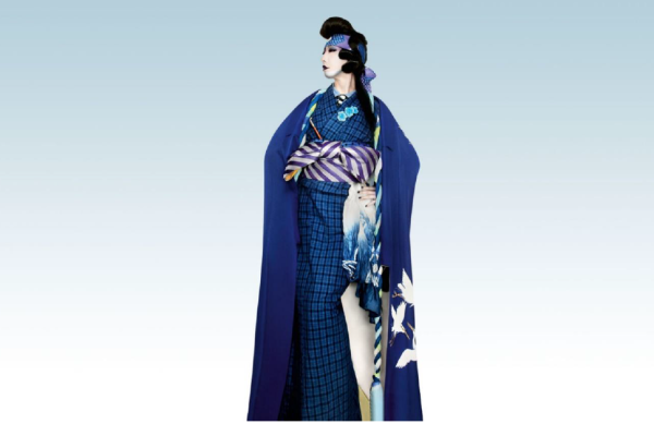 Besuch der Ausstellung über Kimonos in Japan
